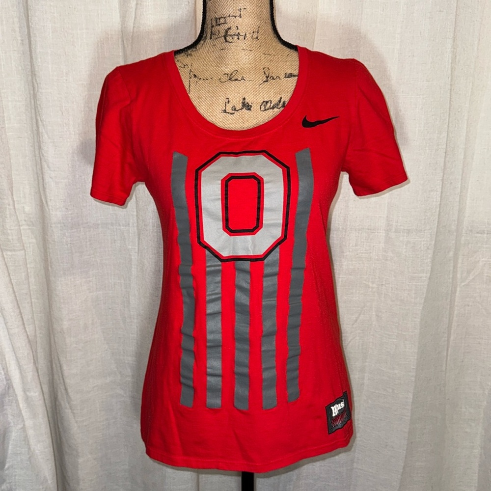 The Ohio State Buckeyes OSU Nike Music and Cannon Fire Tee T-Shirt